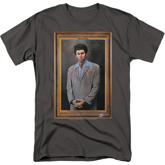 Charcoal Kramer Painting Seinfeld Tshirt - Picture 1 of 4